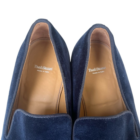 Paul Stuart Royal Blue Velvet Slip On Loafers Men’s Size 8.5 EUC - Picture 6 of 6